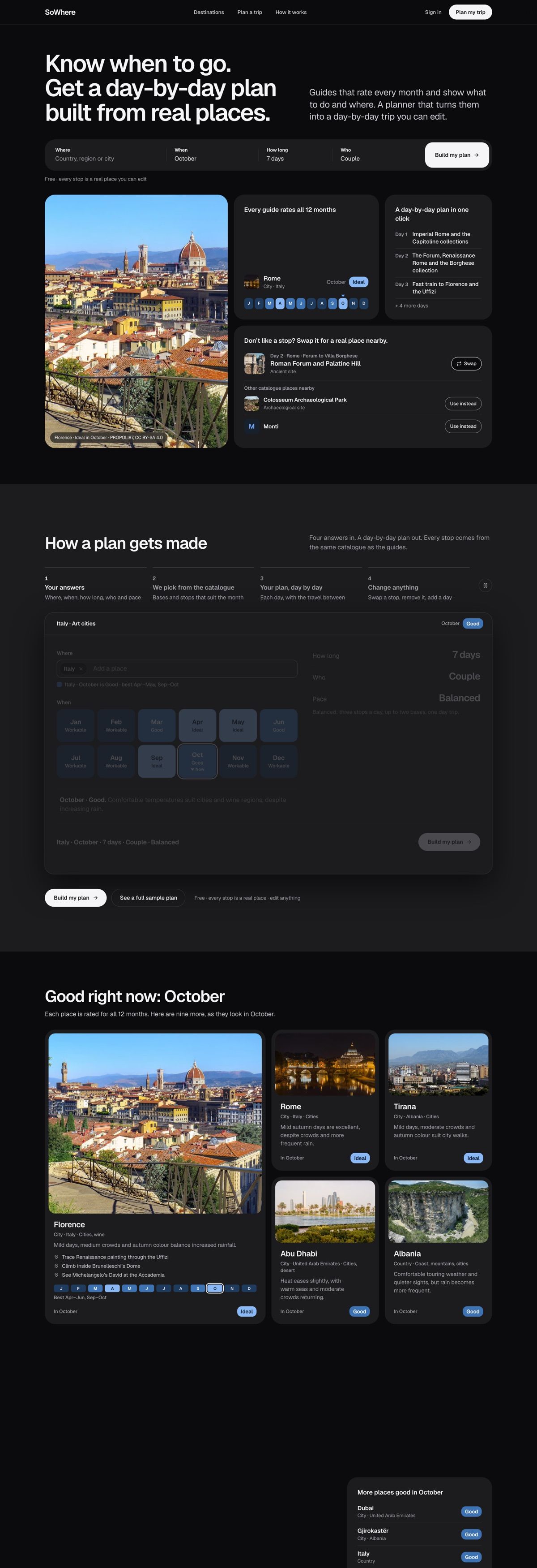 sowhere.io, desktop